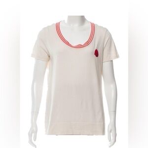 RARE Tory Burch Hedgehog Pima cotton tee